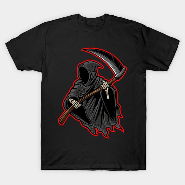 Grim Reaper 1.4 T-Shirt by Harrisaputra